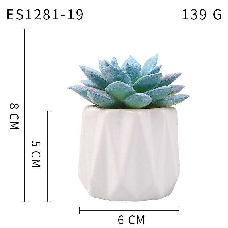 Wave Cup Type Simulation Succulent Potted Plant