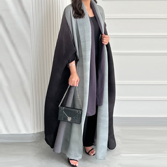 Sanzhai Shoulder Cloak Coat Pleated Loose Plus Size Scarf