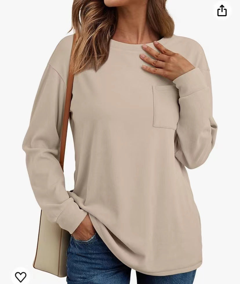 Women's Long Sleeve Top Loose Autumn Leisure Fashion Sweater