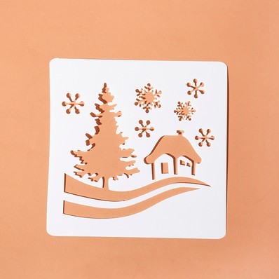 Grow Up Album Diy Hand Tent Christmas Hollowed Out Template