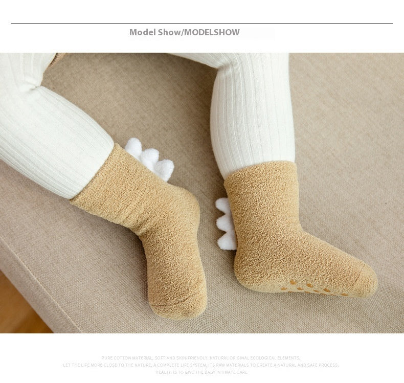 Fleece-lined Super Thick Sleep Baby Socks