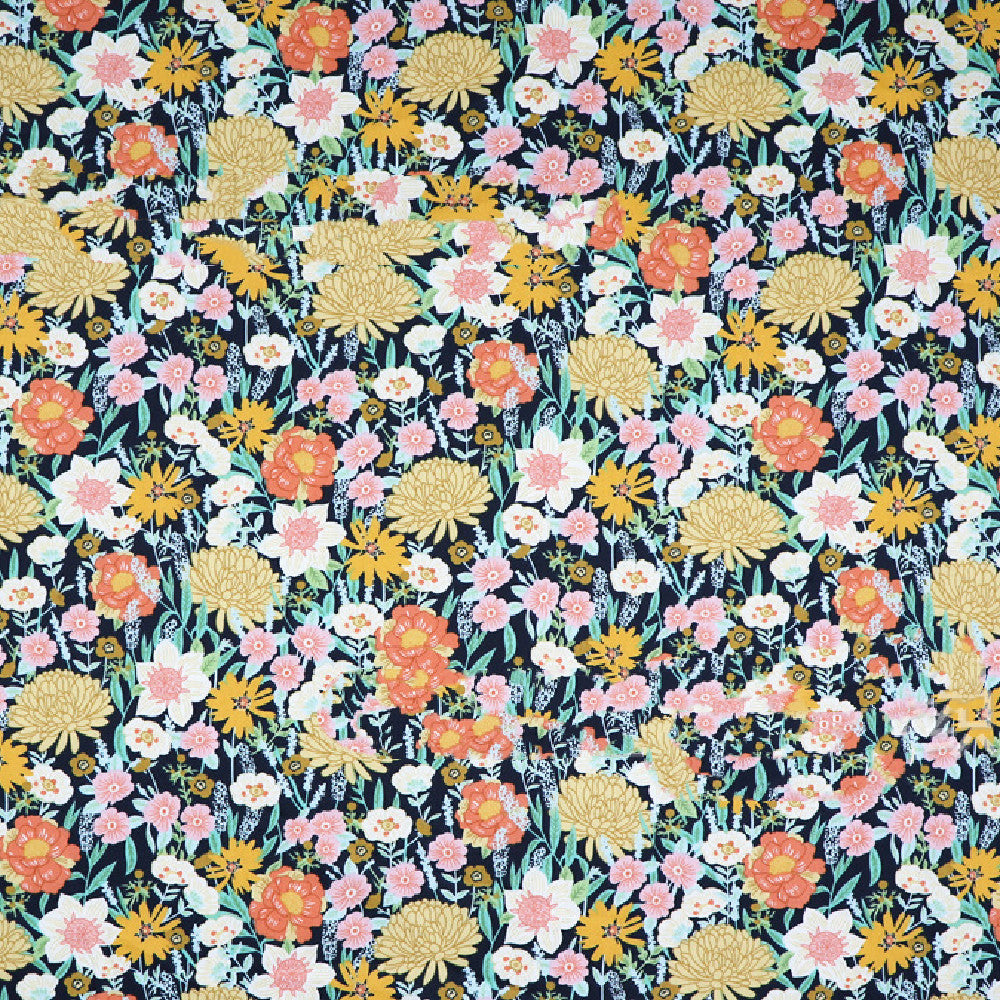 Pure Cotton Garden Floral Fabric