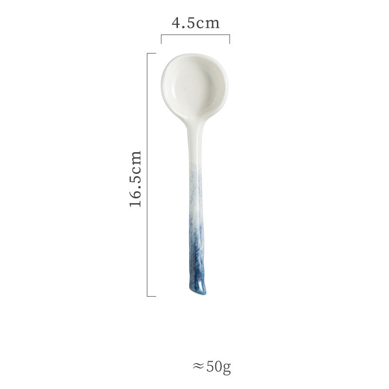 Japanese creative ceramic spoon