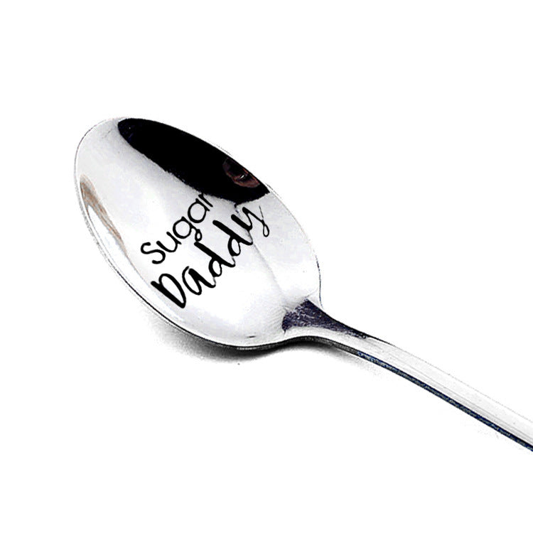 Household Stainless Steel Spoon With Long Handle