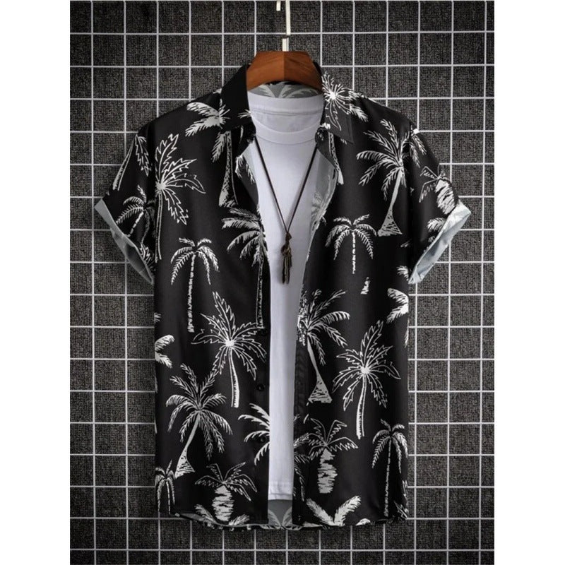 Hawaii Beach 3D Printed Shirt Short Sleeve
