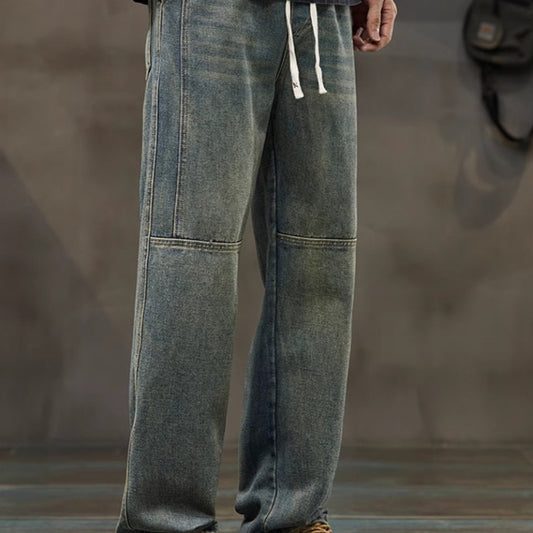 American-style Straight Loose Spring Fashion Brand Boys' Overalls