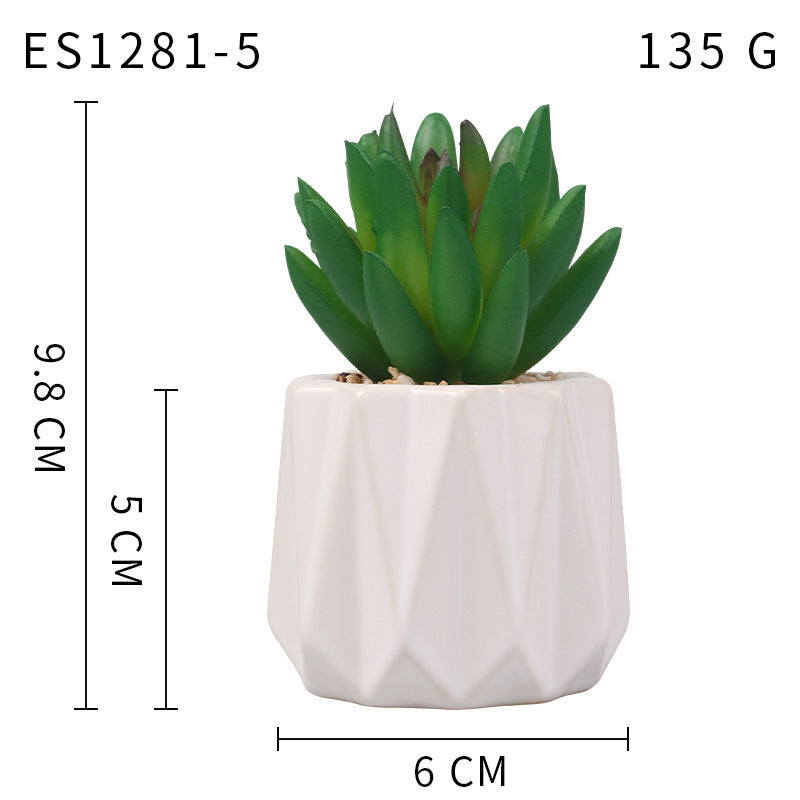 Wave Cup Type Simulation Succulent Potted Plant