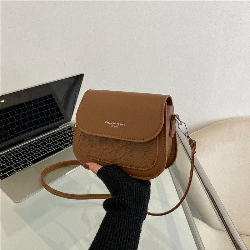 Crossbody Women's Bag Simple Solid Color Single-shoulder Bag Casual Simple Underarm Small Square Bag