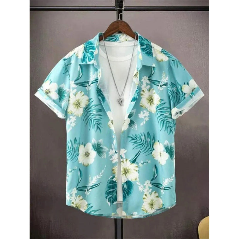 Hawaii Beach 3D Printed Shirt Short Sleeve