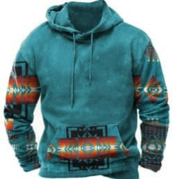 3D Printing Popular Fashion With Rope Pocket Hooded Sweaters Menswear