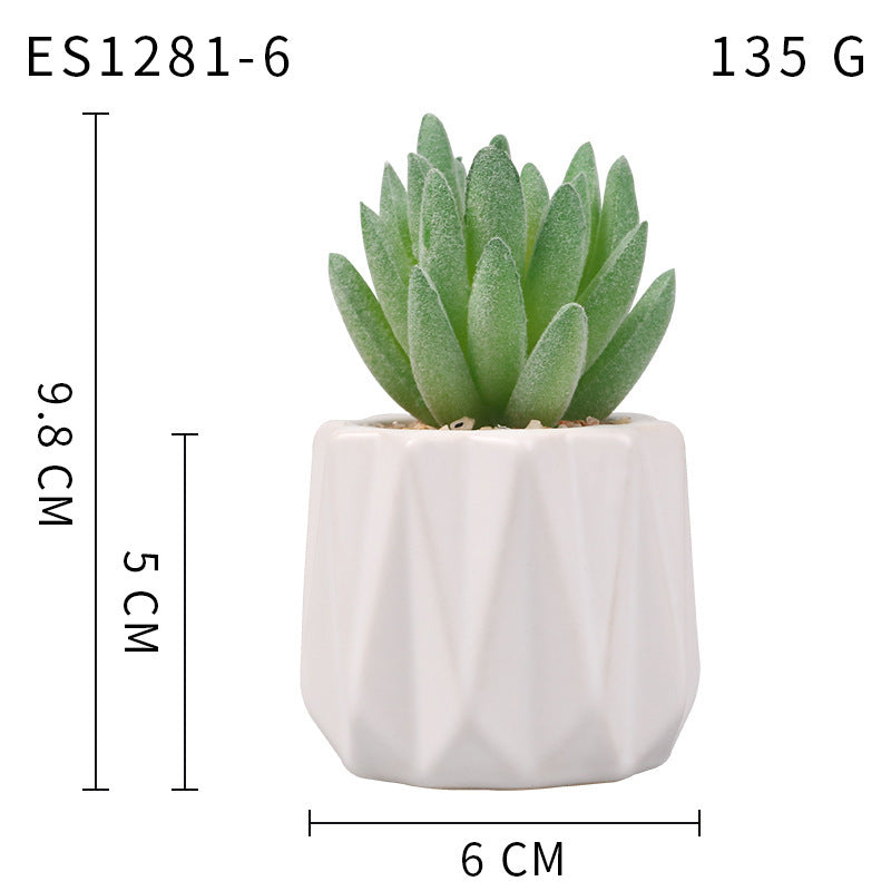 Wave Cup Type Simulation Succulent Potted Plant