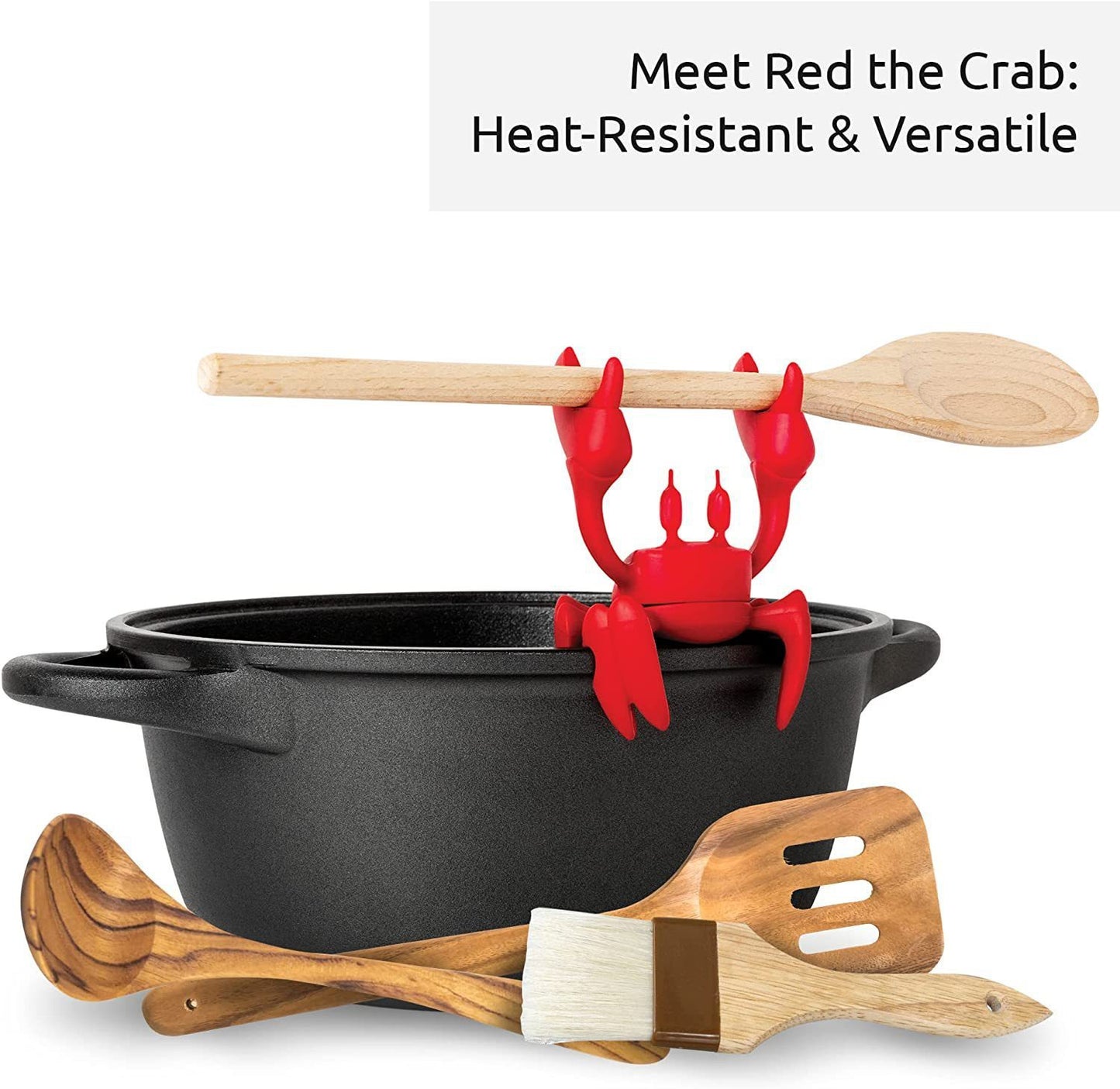 Crab Pot Side Clip Silicone Tableware Stand