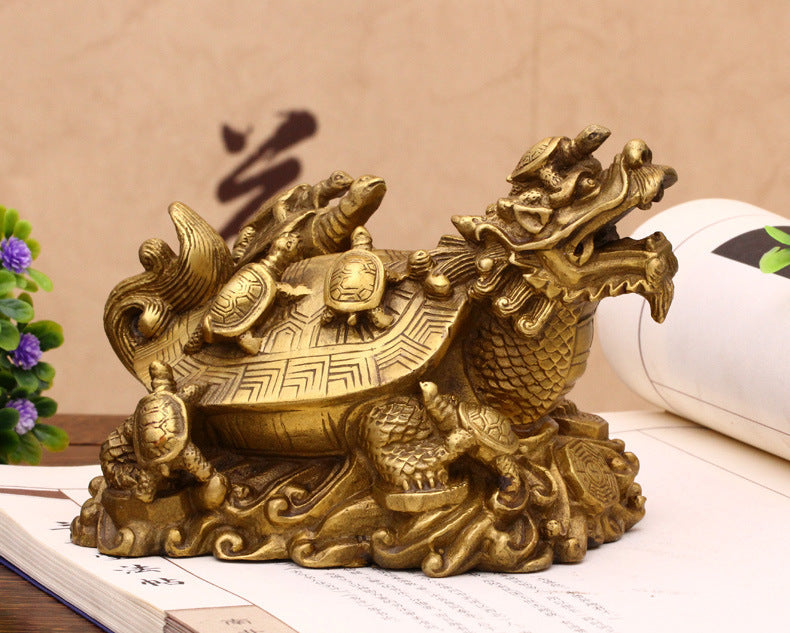 Bronze Nine Sons Dragon Turtle  Return To True Descendants Bandai