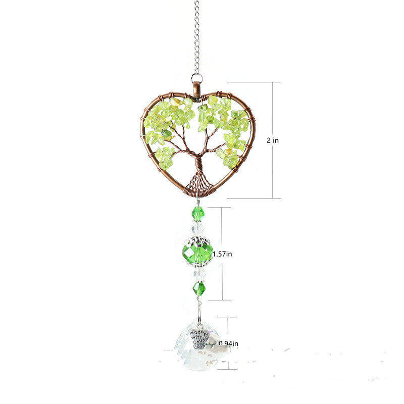 Moon Star Sun Catcher Garden Crystal Wind Chime