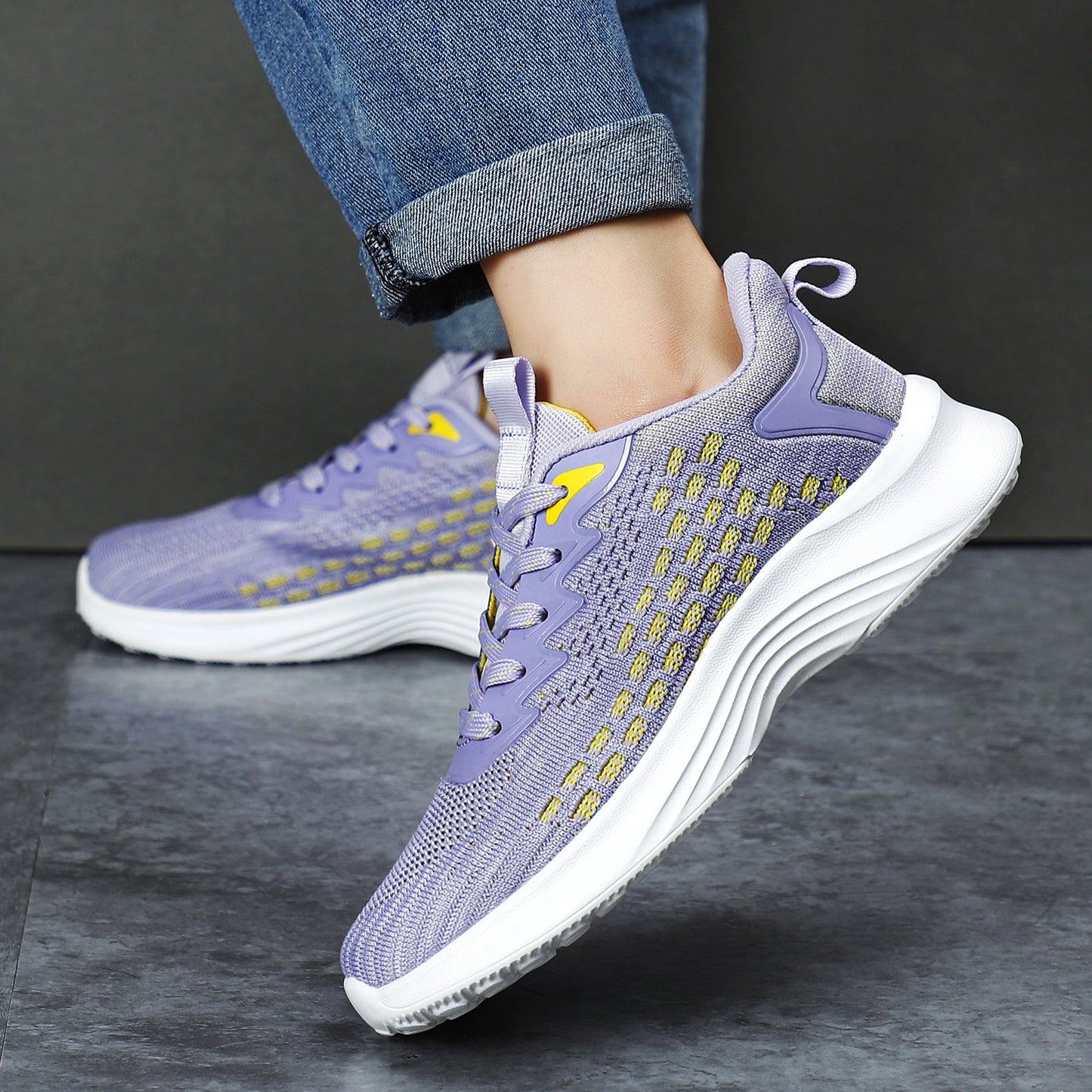 Women's Shoes Flyknit Running Shoes Plus Size