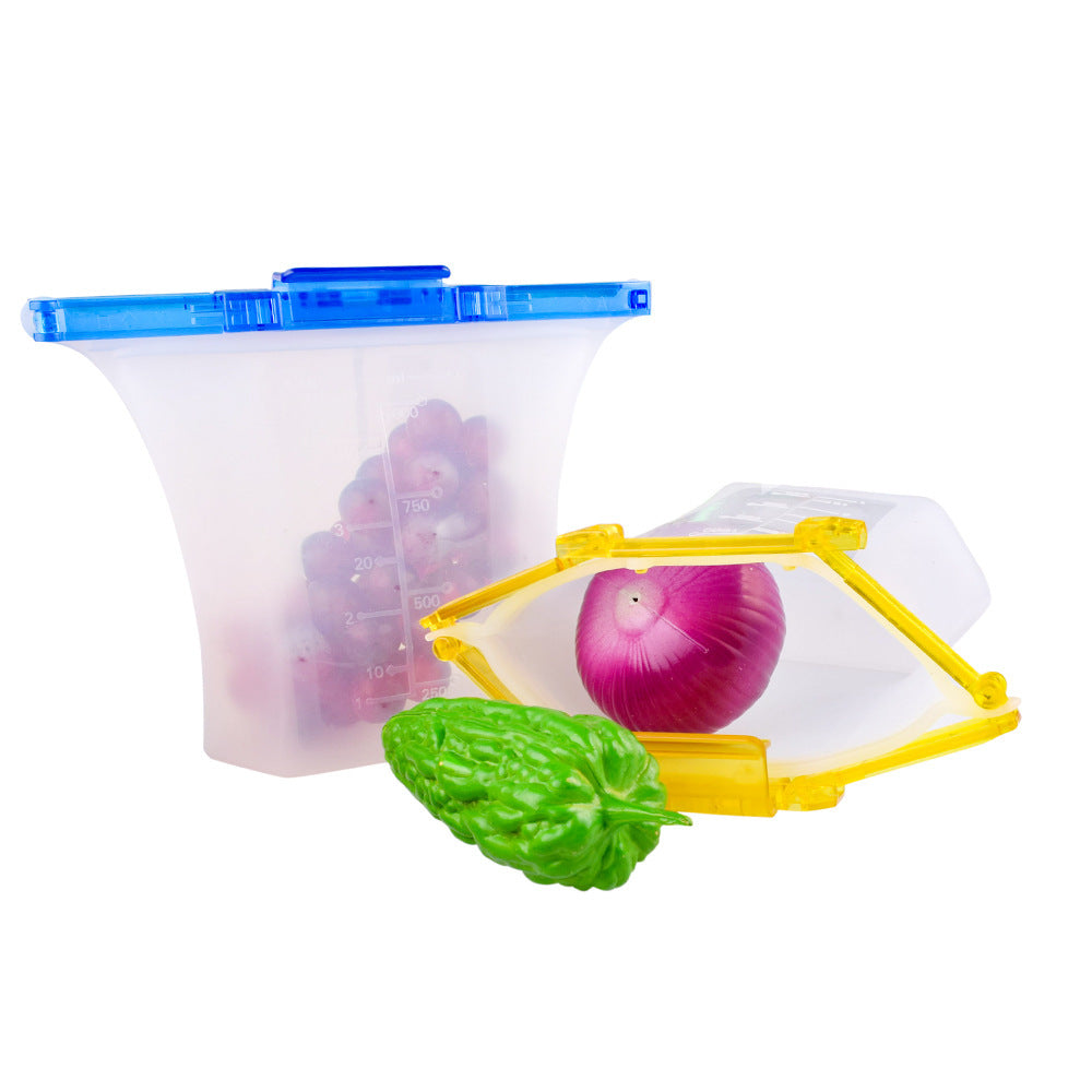 Kitchen Refrigerator Silicone Food Storage Bag