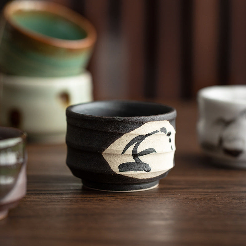 Japanese Vintage Hand Made Ceramic Cup To Taste Sake