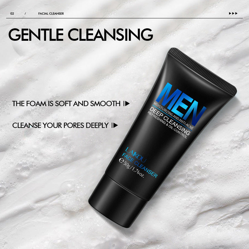 Skincare Facial Cleansing Men's Scrub Cleanser 50g