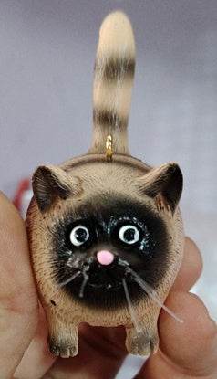 New Cute Cat Resin Crafts Decoration Pendant