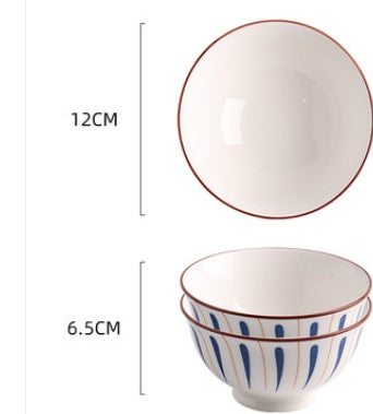 Japanese Ceramic Bowls Use A Single Large Bowl