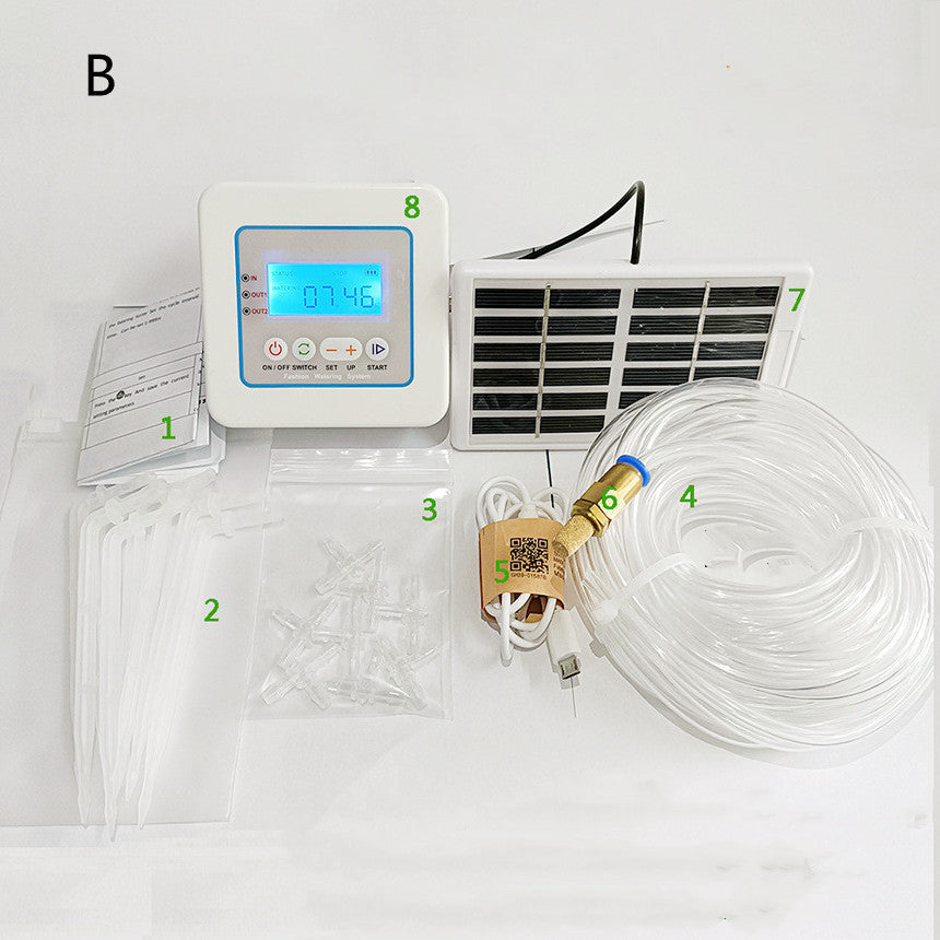 Solar Multifunctional Automatic Watering Device USB Charging For Gardening