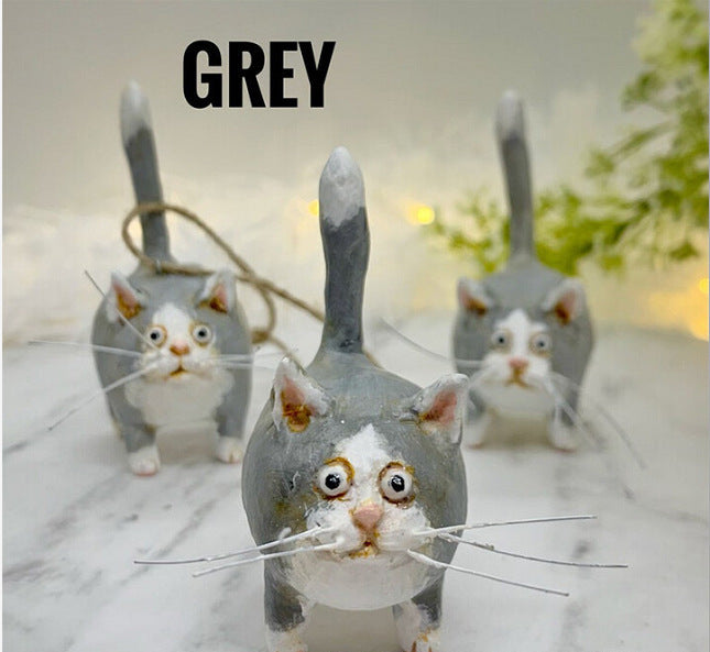 Cute Cat Resin Ornaments Handicraft Decoration