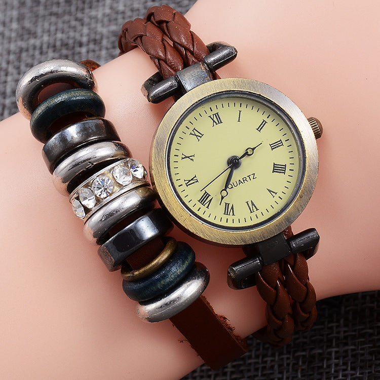 Vintage Craft Bracelet Watch Women's Fashion Twist