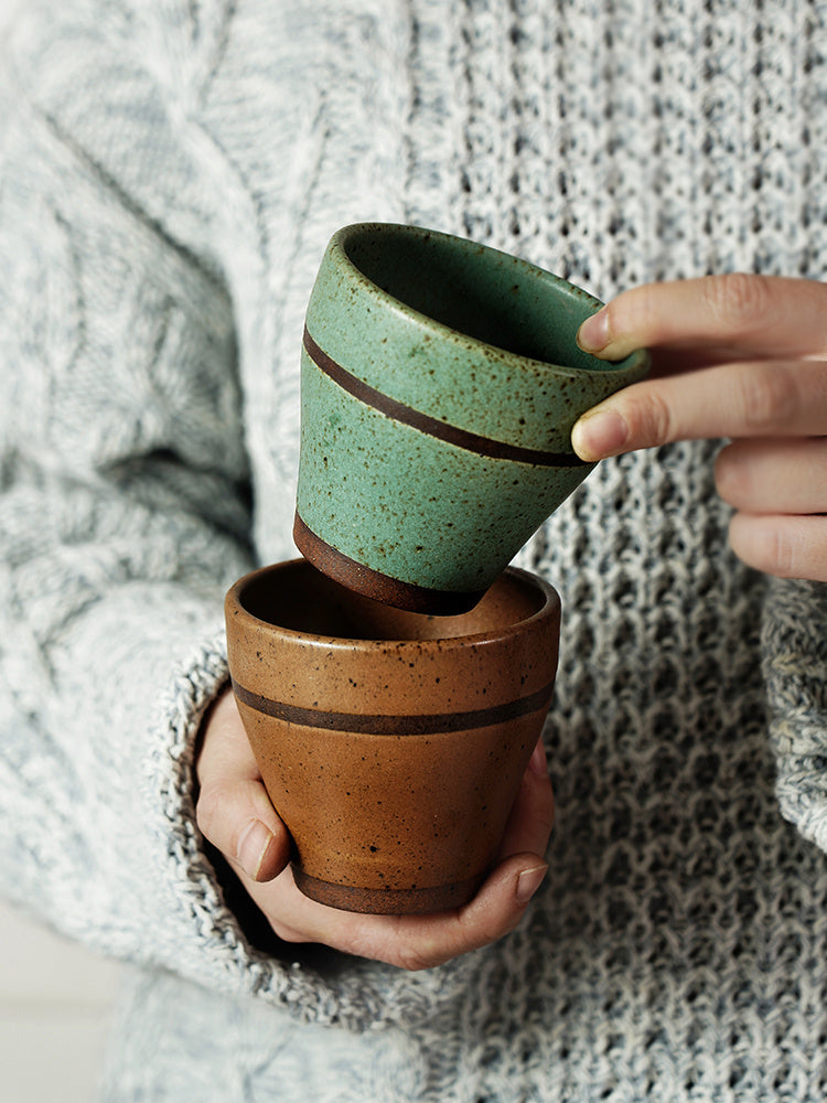 Japanese Style Ceramic Hand-painted Vintage Cup And Style Restaurant Tea