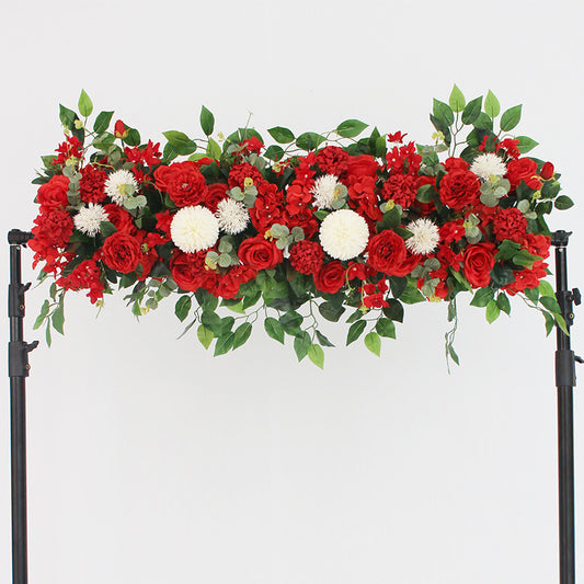 New Wedding Flower Row Stage Background Wall Decoration Hanging