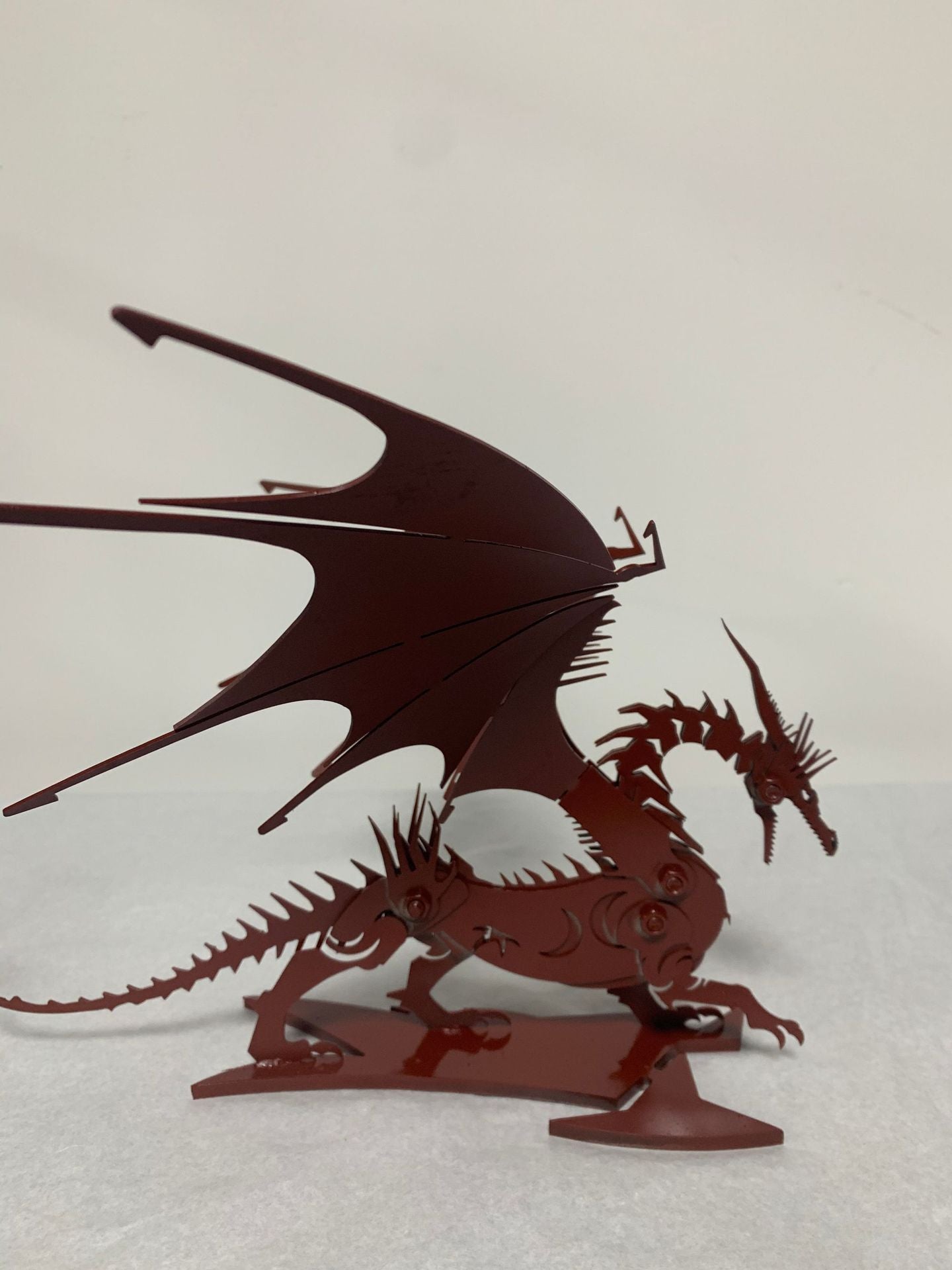 Metal Assembly Mechanical Model Fire-breathing Dragon Toy 3D Three-dimensional Ornaments