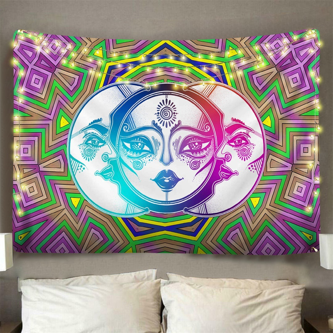 Big Door Alien Girl Ins Background Decorative Cloth Home Mural Tapestry