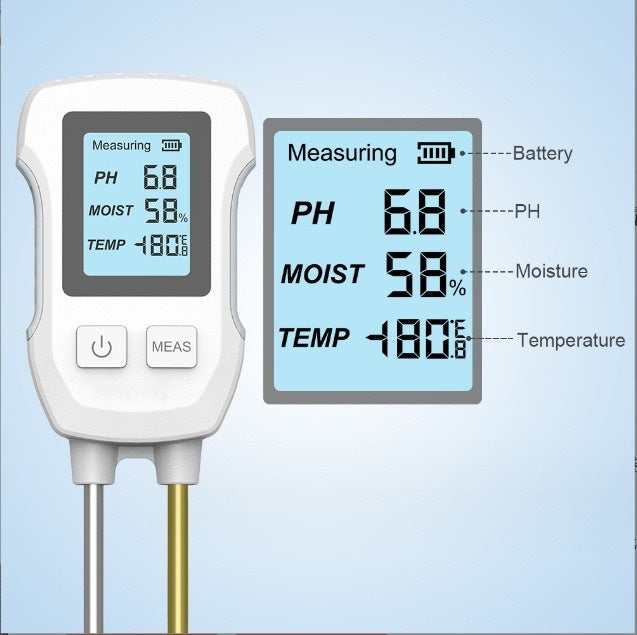 Three-in-one Digital Display Soil Detector Gardening