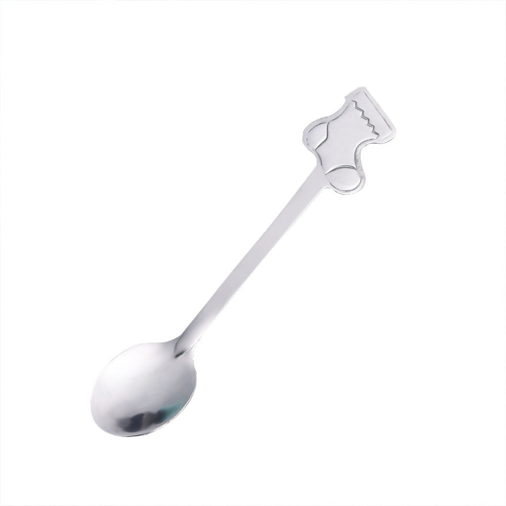 Christmas Stainless Steel Creative Coffee Spoon