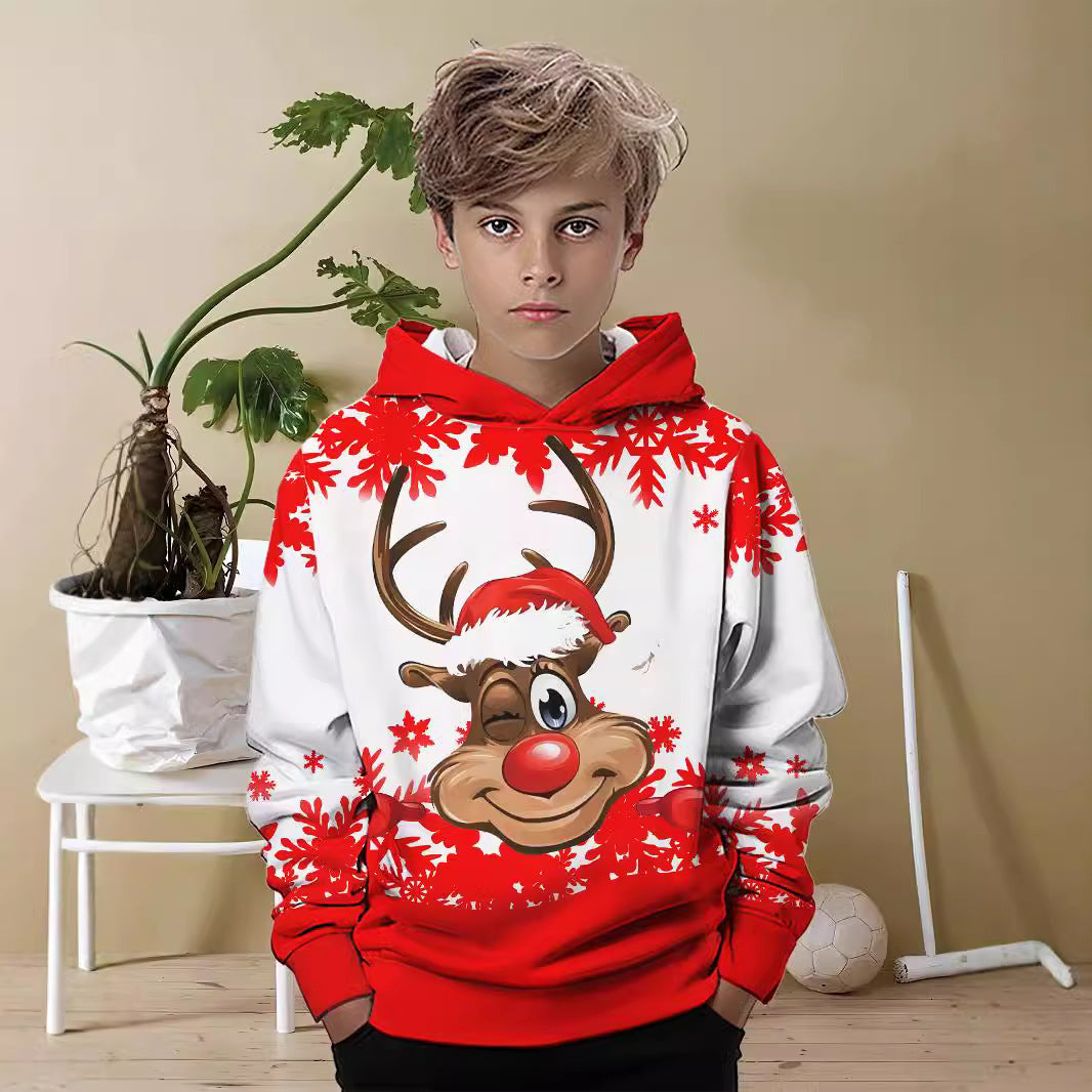 Men's Casual Sweatshirt 3D Printing Christmas