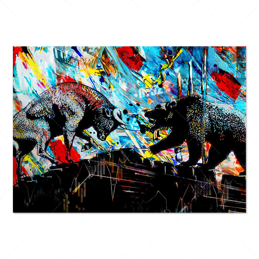 Bull Art Poster Canvas Painting