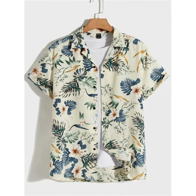 Hawaii Beach 3D Printed Shirt Short Sleeve