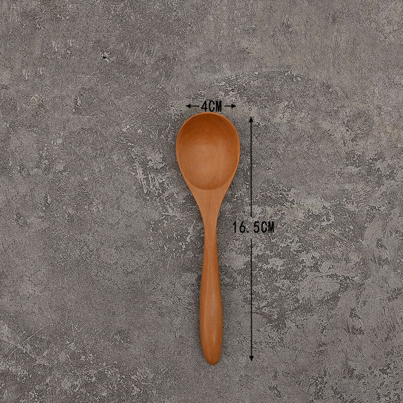 Household Fashion Wood Solid Wood Spoons