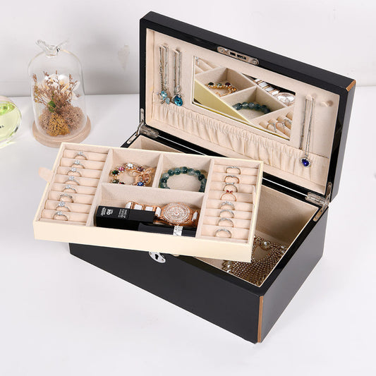 Fashion Multi-layer Large-capacity Jewelry Storage Box