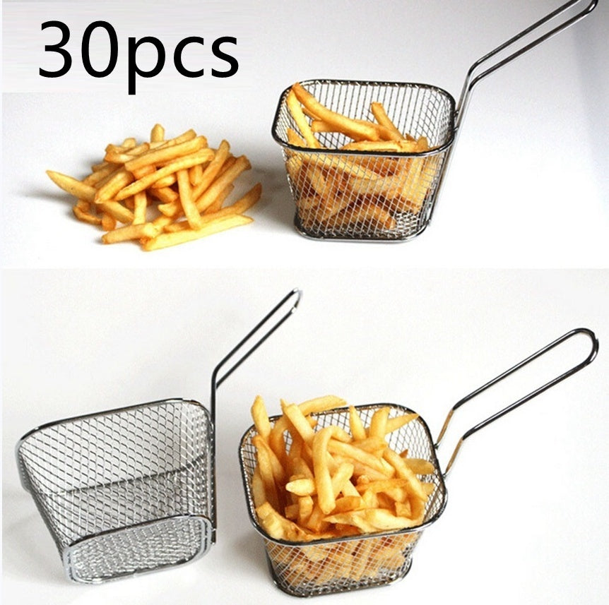 Square mini fried basket French fries basket