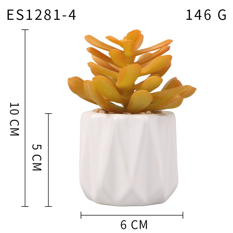 Wave Cup Type Simulation Succulent Potted Plant