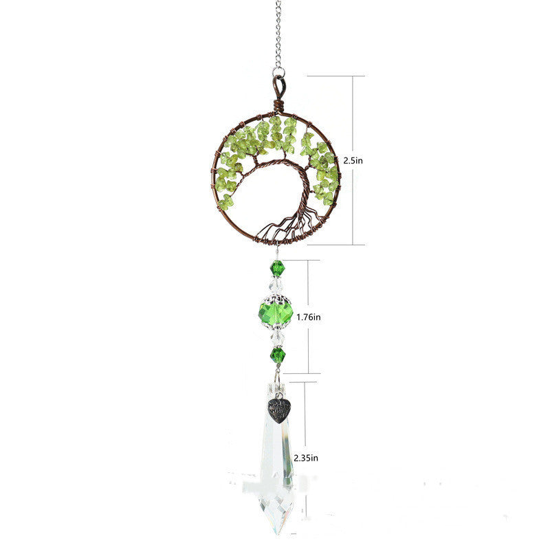 Moon Star Sun Catcher Garden Crystal Wind Chime