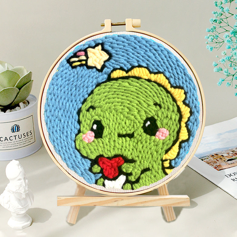 Beginners Wool Poke Embroidery Handmade Creative Material Package