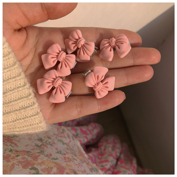 Super Sweet Hair Clip Series Girl Bow Side Clip Hair Accessories