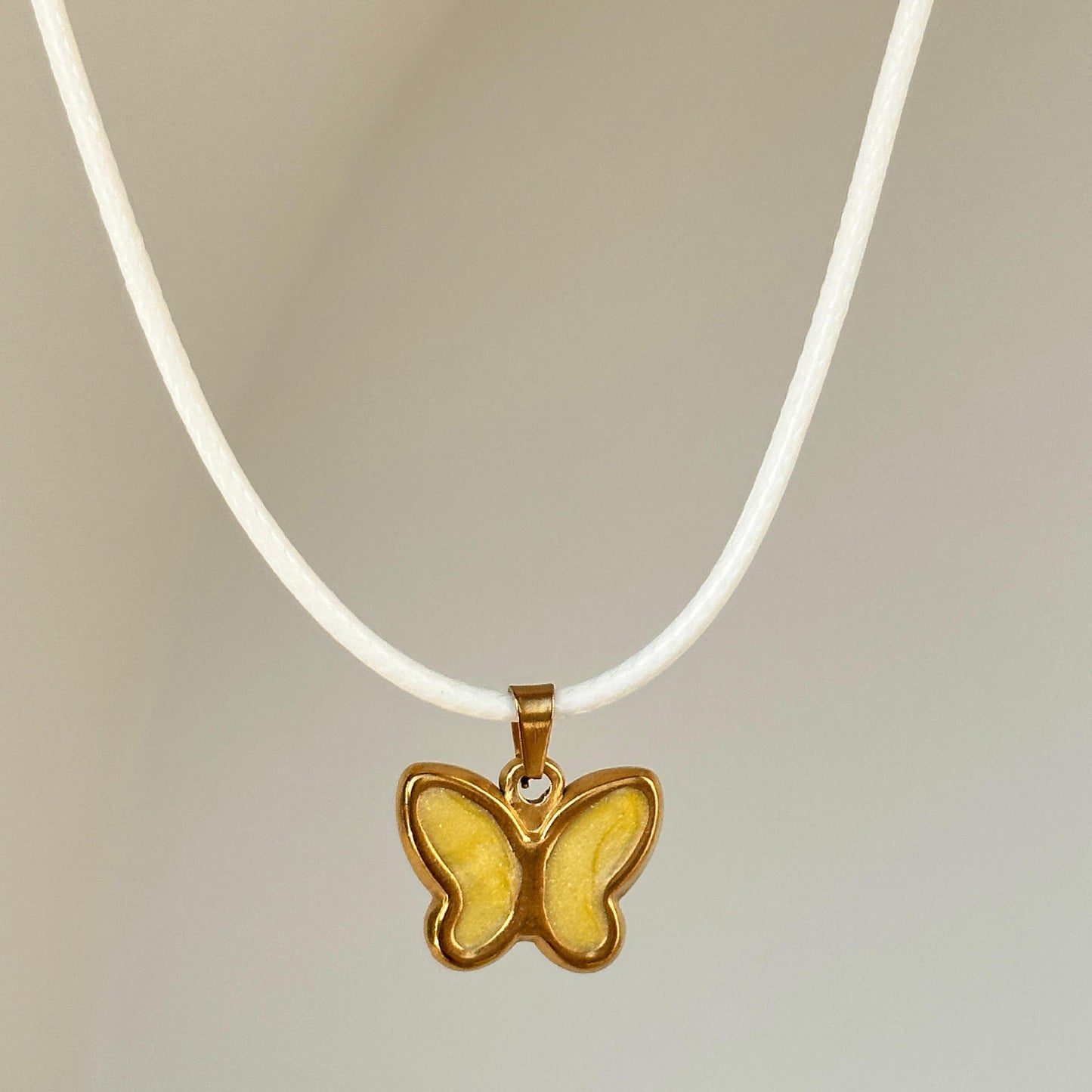 Butterfly Necklace Color Oil Necklace Pendant