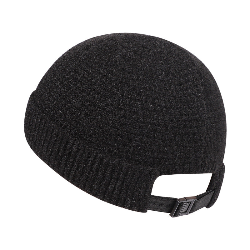 Outdoor Autumn And Winter Warm Hemming Knitted Woolen Cap