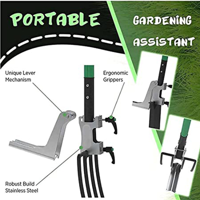 Foot Weeding Aid Portable Outdoor Park Garden Gardening Weeding Tool