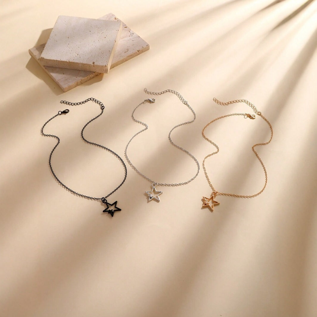 Five-pointed Star Necklace Creative Simple Fashion