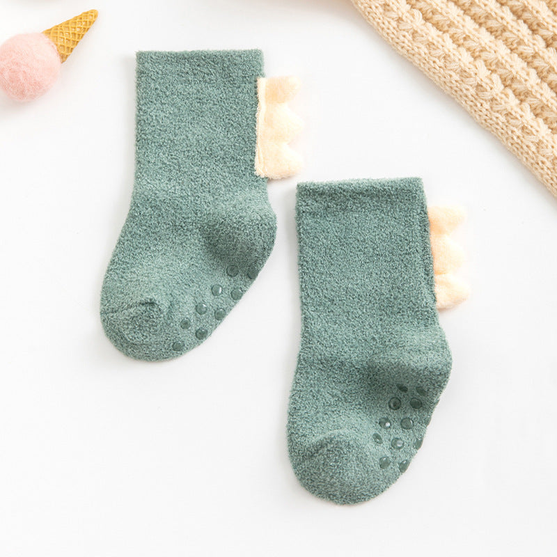 Fleece-lined Super Thick Sleep Baby Socks