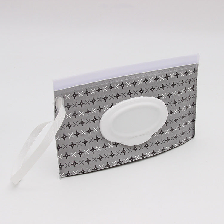 Flip-out removable tissue bag