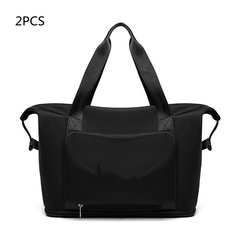 Foldable Large Capacity Women Gym Bags Shoulder Bag Women Training Travel Handle Handbag Yoga Sport Crossbody Tote Bag Women